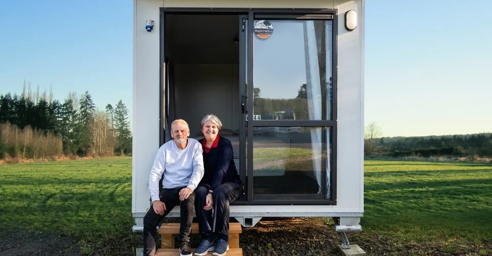Portable Cabins for Rent in Auckland West - Natalie and Brett
