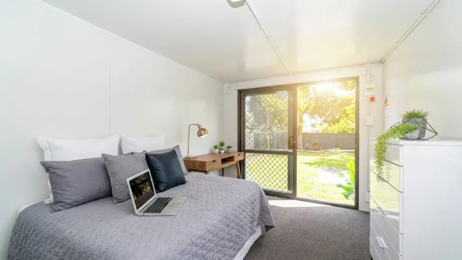 Creating a Multi-Zone Space Can You Fit an Office and a Bedroom in an Extra Large Cabin 1