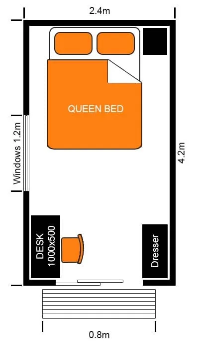 Portable Cabin Accommodation for Rent - Large Cabin