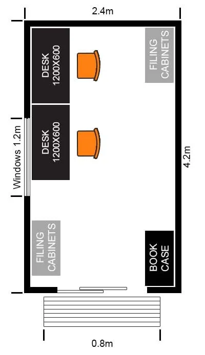 Portable Cabin Accommodation for Rent - Large Cabin