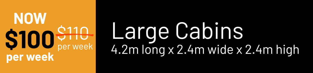Large Cabin Price