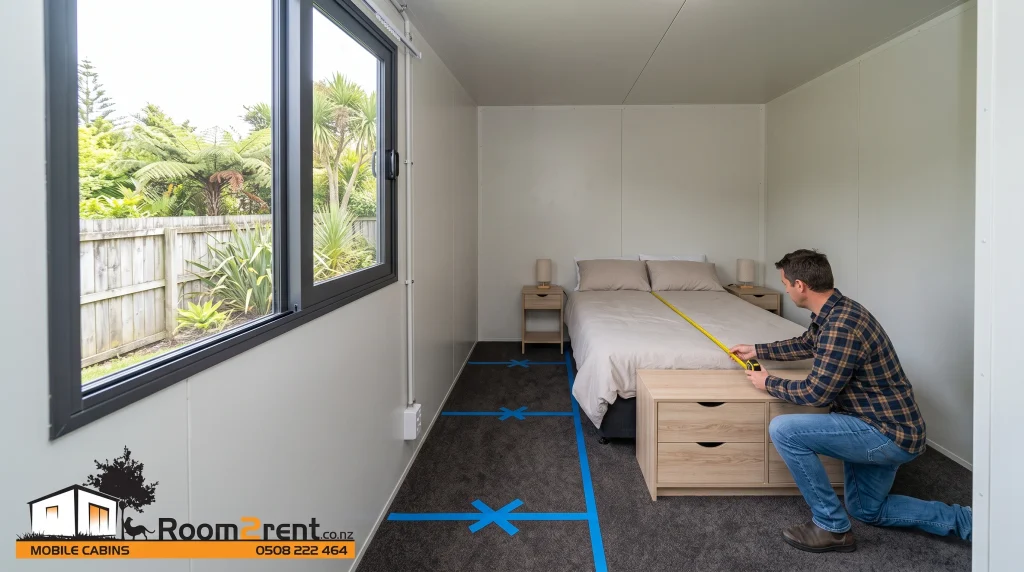 3.6m vs 4.8m Cabins What Furniture Fits, Measured Out 2