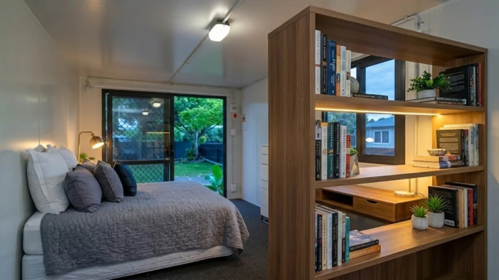 Office and a Bedroom in an Extra Large Cabin 2