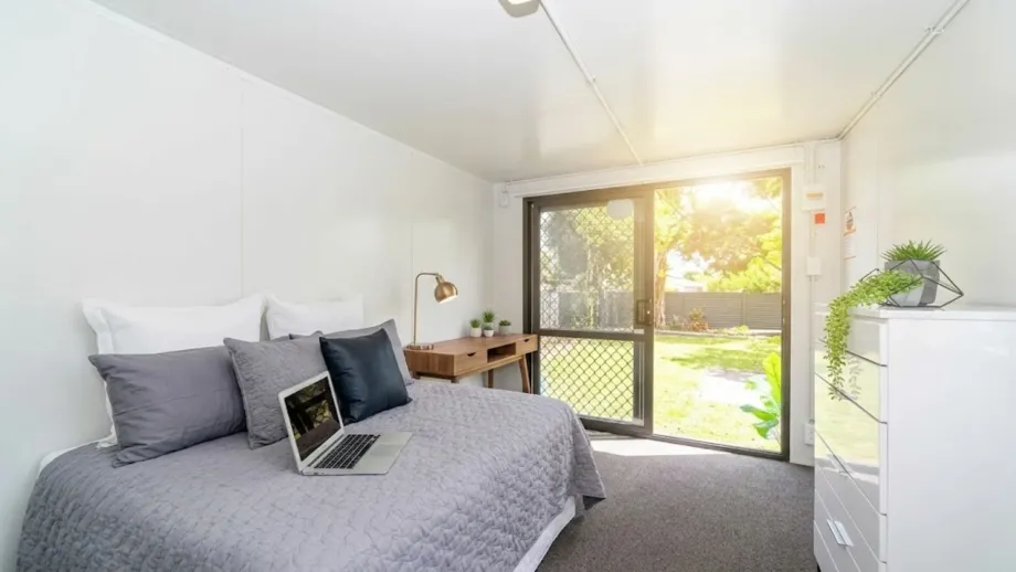 Creating a Multi-Zone Space Can You Fit an Office and a Bedroom in an Extra Large Cabin 1